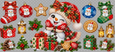 16oz Christmas-S  3632